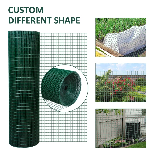 PawHut Chicken Wire Fencing 98' x 3', 1" x 0.5" Rectangle Chicken Wire for Crafts Garden Poultry, Metal Hardware Cloth Netting for Chicken Coops,