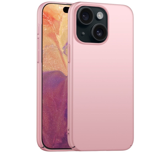 PANDACO Hard Shell Rose Gold Case for iPhone 15 Plus