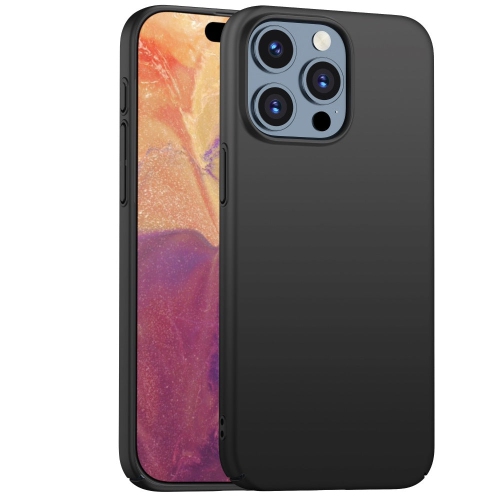 PANDACO Hard Shell Matte Black Case for iPhone 15 Pro