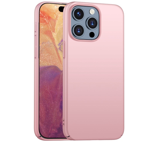 PANDACO Hard Shell Rose Gold Case for iPhone 15 Pro