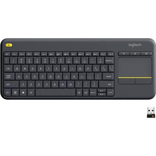 LOGITECH  Wireless Touch Tv Keyboard Long Battery Life - In Black
