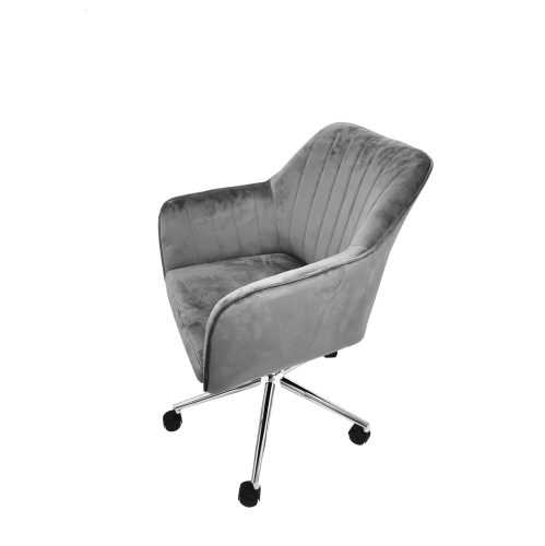 Luxwin Velvet Home Office Chair,Adjustable Mid-Back Computer Chair,Swivel Accent Chair,Ergonomic Armchair Task Desk Chair Conference Chair for