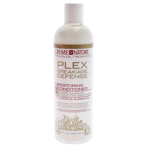 CREME OF NATURE  Plex Breakage Defense Restoring Conditioner By for Unisex - 12 OZ Conditioner I love this 3 Plex system it some what caparable with Oplex