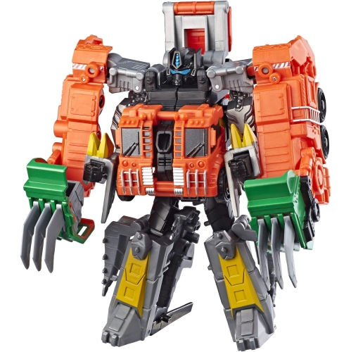 Transformers Toys Cyberverse Spark Armor Grimlock Action Figure - Combines with Trash Crash Spark Armor Vehicle to Power Up - for Kids Ages 6 and Up,