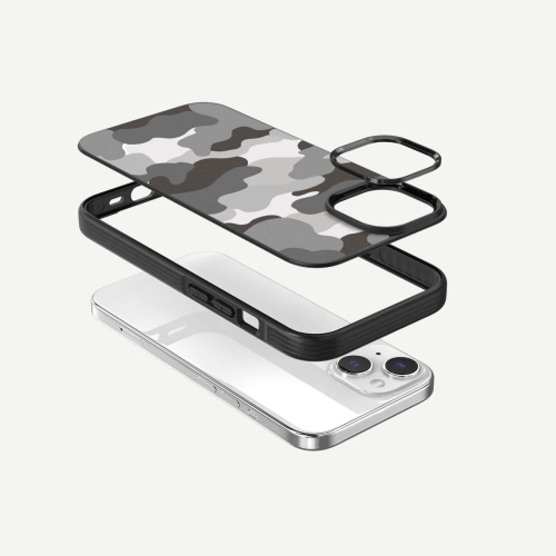 iPhone 15 Case With MagSafe - Black Camo