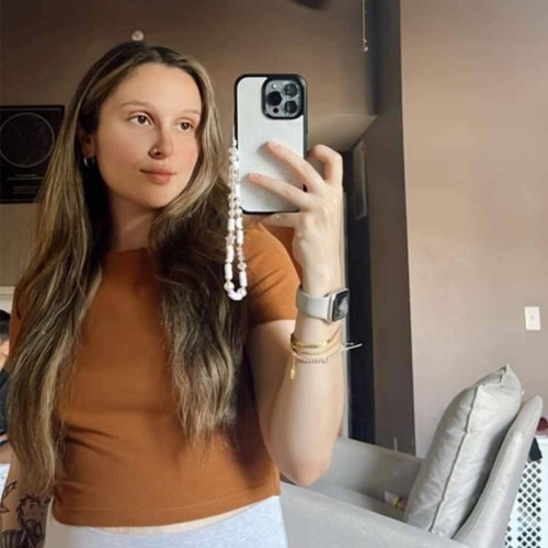 iPhone 15 Case With MagSafe - White Leaf