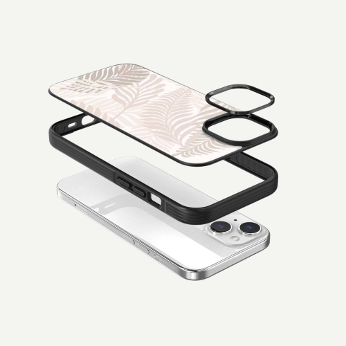 iPhone 15 Case With MagSafe - White Leaf