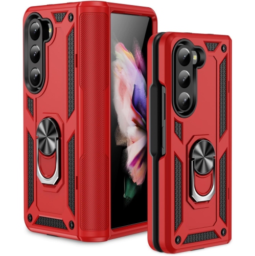 XCRS Dual-Layer Slim Design Armor Protection Cover, Built-in Magnetic Ring with Kickstand Case for Samsung Galaxy Z Fold 5 2023