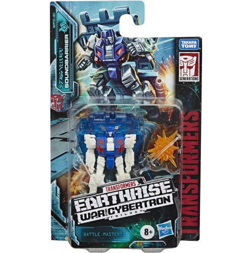Transformers Toys Generations War for Cybertron: Earthrise Battle Masters WFC-E1 Soundbarrier Action Figure - Kids Ages 8 and Up, 1.5-inch