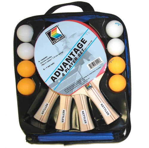 KETTLER  4-Player Advantage Table Tennis Accessory Set