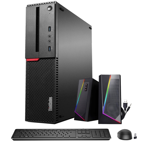 Refurbished(Good) - Business Desktop Solution Lenovo ThinkCentre M800 SFF Computer PC| Intel Core i7 Processor| 1TB SSD| 32GB RAM| Windows 10 Pro|
