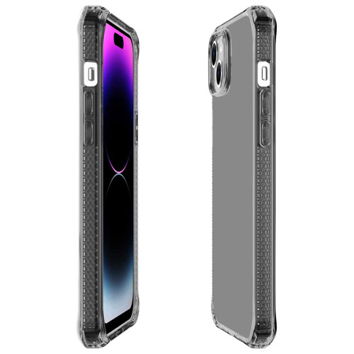 Étui rigide ajusté Spectrum_R d'Itskins pour iPhone 15 - Fumée