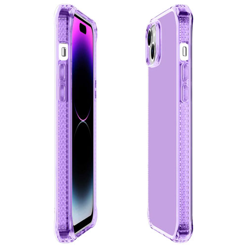 Étui rigide ajusté Spectrum_R d'Itskins pour iPhone 15 - Violet