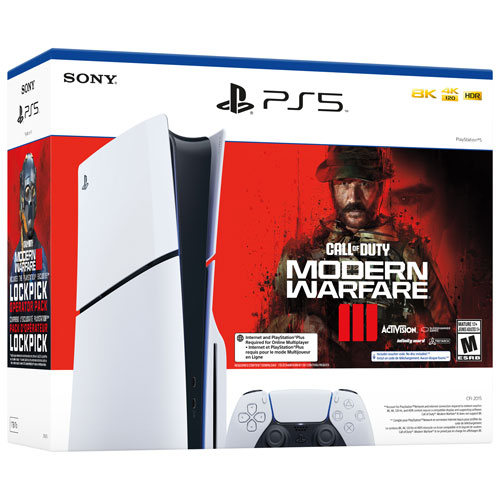 Console PlayStation 5 mince avec Call of Duty: Modern Warfare III