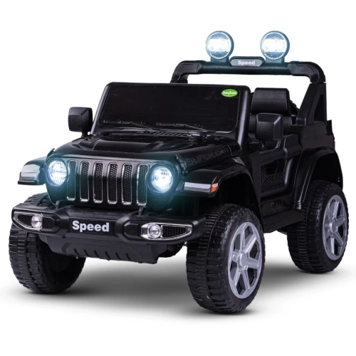SONICTECK Jeep Style 4x4 Ride on Car 12V Rubber Tires Remote Control