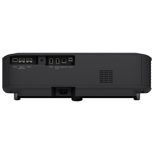 Epson EpiqVision Ultra LS650 Smart Streaming Laser 4K HDR Home Theatre Projector with Android TV - Black