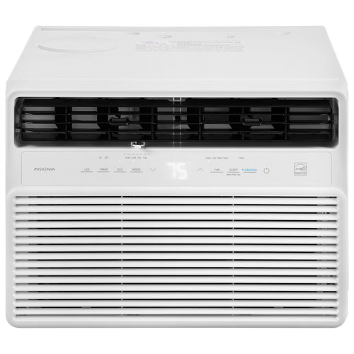 Climatiseur de fenêtre d'Insignia - 12 000 BTU - Blanc/Gris - Exclusivité Best Buy