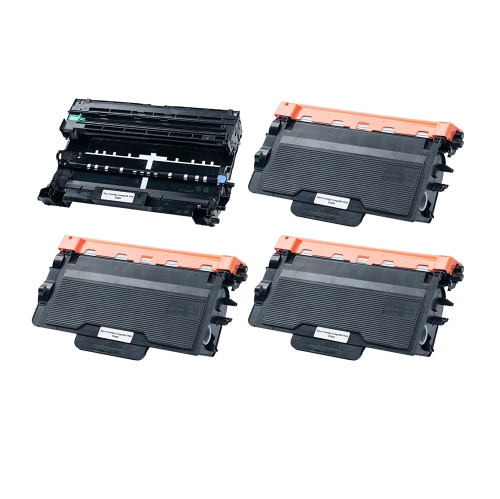 Best Ink compatible Brother New DR820 Drum Unit & TN850 x 3 Laser Toner Cartridge