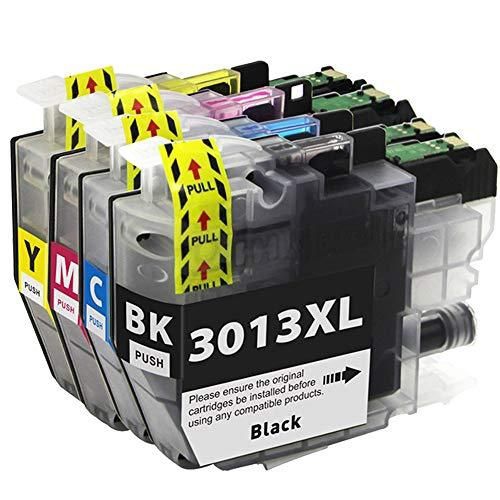 INK HOUSE  Best Ink Compatible Brother Lc3013Xl High Yield Ink Cartridge Combo Pack Of 4 (Black, Cyan, Magenta, Yellow)