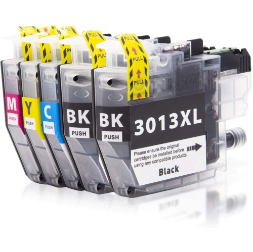 INK HOUSE  Best Ink Compatible Brother Lc3013Xl High Yield Ink Cartridge Combo Pack Of 5 (Black 2, Cyan, Magenta, Yellow)