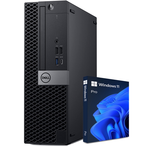 Refurbished(Good) - Business Desktop Solution Dell OptiPlex SFF Computer PC| Intel Core i5 8th Gen Processor| 2TB SSD| 32GB DDR4 RAM| Windows 11 Pro|