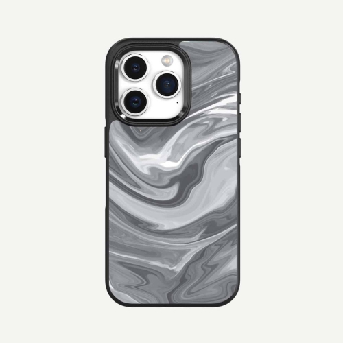 CASECO  Iphone 15 Pro Case With Magsafe - Swirl In Black