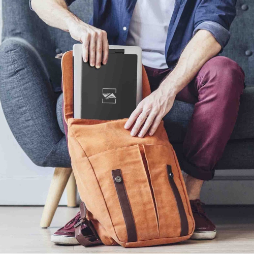 SideTrak Swivel 12.5" Attachable Portable 1080P Laptop Monitor, USB-C Or Mini HDMI, Black