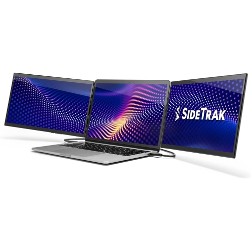 SIDETRAK  Swivel V3 13.3" Attachable Portable 1080P Laptop Monitors, USB-C So easy to set up