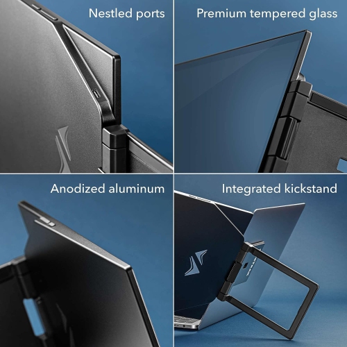 SideTrak Swivel V3 13.3'' Attachable Portable 1080P Laptop Monitors, USB-C