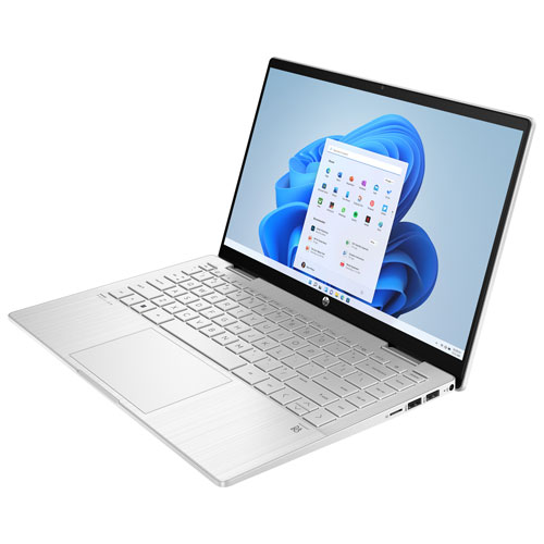 Image 4 of 16.. HP Pavilion x360 14" Touchscreen 2-in-1 Laptop - Silver