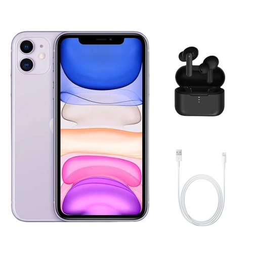 Refurbished (Good) Apple iPhone 11 A2111 (Fully Unlocked) 64GB Purple w