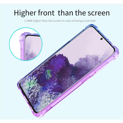 Case for Galaxy S21 Plus 5G Case, Samsung S21+ SM-G996U Case, Clear Case Gradient Slim Anti Scratch TPU