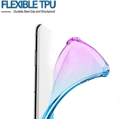 Case for Galaxy S21 Plus 5G Case, Samsung S21+ SM-G996U Case, Clear Case Gradient Slim Anti Scratch TPU