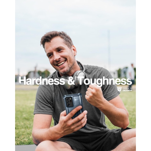 for Samsung Note 20 Ultra Case, [Built in Screen Protector and Kickstand] Heavy Duty Military Grade Protection