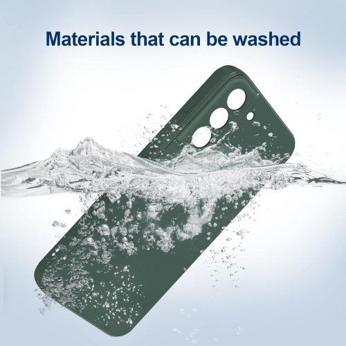 Étui compatible avec le Galaxy S21 FE de Samsung, étui protecteur intégral en silicone Silky-Soft Touch,