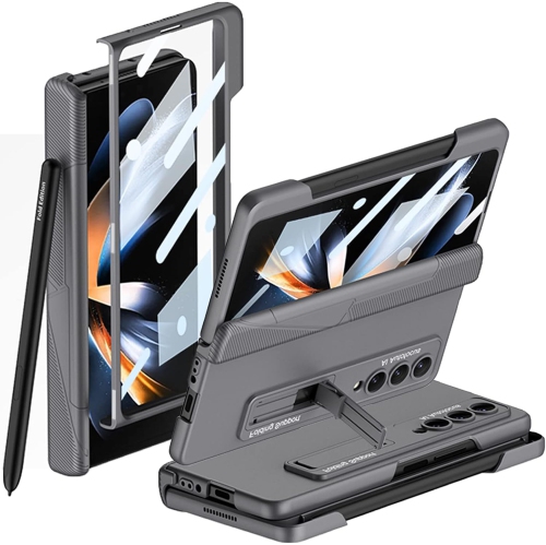 Compatible avec l’étui Galaxy Z Fold 4 avec porte-stylet S Pen, étui avec béquille pour Galaxy Z Fold 4 de Samsung, charnière magnétique