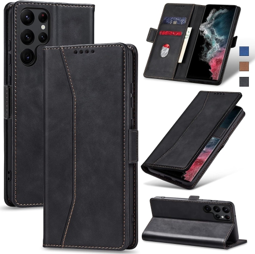 Flip Wallet Case for Samsung S22 Ultra 5G,Leather Magnetic Folio Cover with Card Holder,Kickstand - TPU