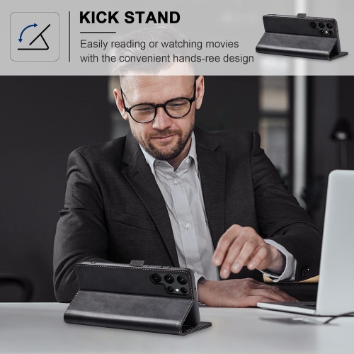 Flip Wallet Case for Samsung S22 Ultra 5G,Leather Magnetic Folio Cover with Card Holder,Kickstand - TPU