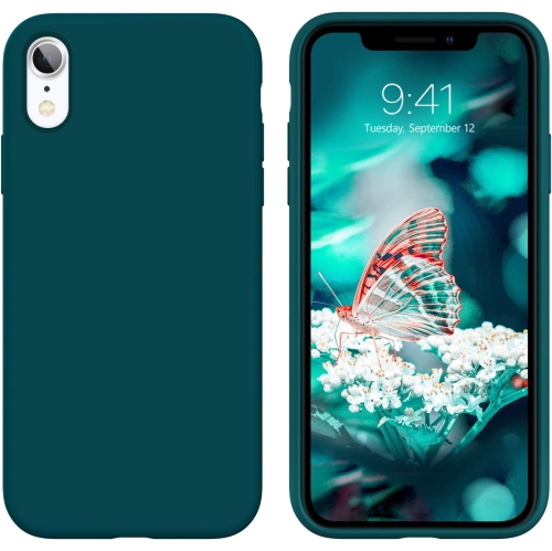 Case for iPhone XR, iPhone XR Case Liquid Silicone Soft Gel Rubber Slim Lightweight Microfiber Lining Cushion