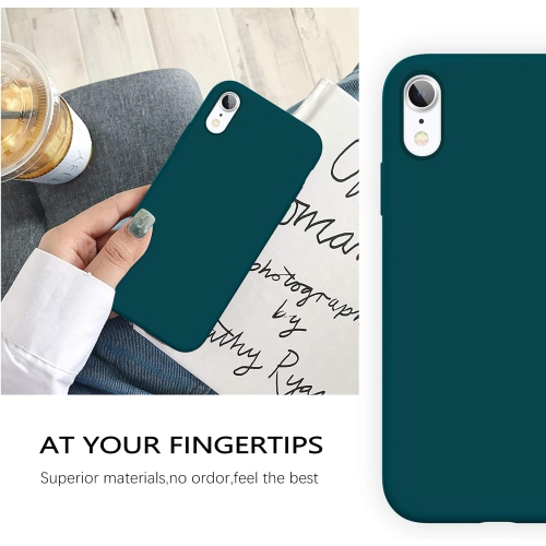 Case for iPhone XR, iPhone XR Case Liquid Silicone Soft Gel Rubber Slim Lightweight Microfiber Lining Cushion