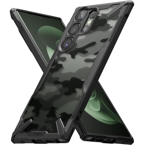 GENERIC  Fusion-X [Military Design] Compatible With Samsung Galaxy S23 Ultra Case 5G, Camouflage Hard Back Heavy Duty