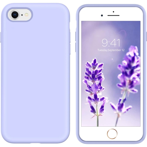Image 1 of 5.. iPhone SE 2022 Case,iPhone SE 2020/8/7 Cases, Liquid Silicone Soft Gel Rubber Slim Mobile Phone Cover