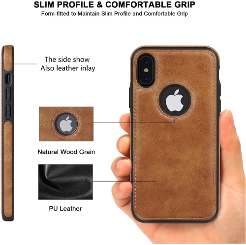 for iPhone Xs Case, for iPhone X Phone Cover, Elegant Vintage Design Ultra Thin Slim Shockproof Anti-Scratch