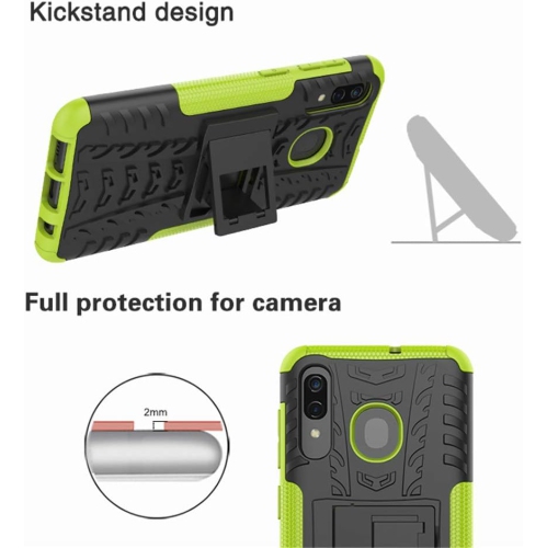 Samsung A20 Phone Case, Samsung A50 Phone Case, Shockproof Slim Protective with Kickstand Hard Phone Cover