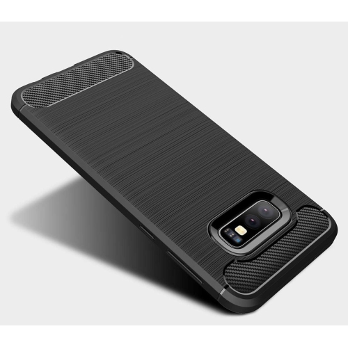 [Carbon Fiber] Case for Samsung Galaxy S10e, Durable [Shock Absorption] Slim TPU Matte Lightweight Bumper Cover