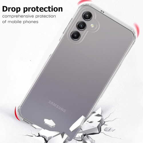 Case for Samsung&nbsp;Galaxy&nbsp;A14 4G/5G, Ultra Slim TPU Shockproof Anti-Drop Crystal Clear Case Flexible Lightweight