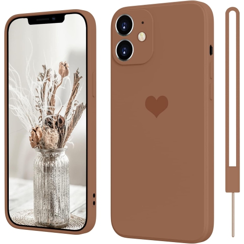 GENERIC  Iphone 11 Case, Phone Case Iphone 11, Slim Silicone Cute Heart Design Shockproof Protective Soft Bumper Drop