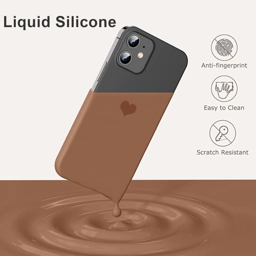 iPhone 11 Case, Phone Case iPhone 11, Slim Silicone Cute Heart Design Shockproof Protective Soft Bumper Drop