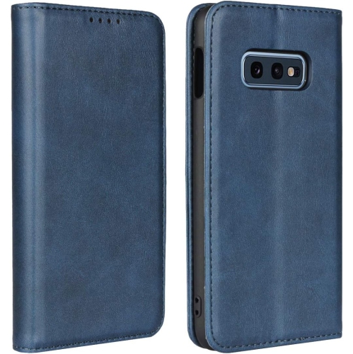 Image 1 de 5.. Étui portefeuille pour Galaxy S10e de Samsung, étui-portefeuille magnétique en polyuréthane de qualité supérieure avec support pour cartes et béquille