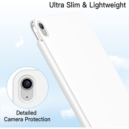 Magnetic Case for iPad 10, Magnetic Attachment, Slim Tablet Cover